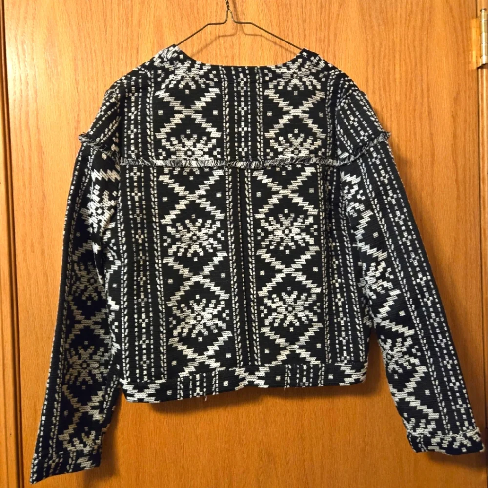 Who What Wear Aztec Blazer Jacket